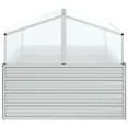 thumbnail image 5 of vidaXL Garden Raised Bed with Greenhouse 39.4"x39.4"x33.5" Silver, 5 of 8