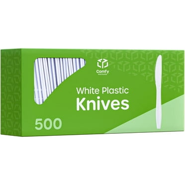 Comfy Package Plastic Forks Bulk Pack Heavy Duty Disposable Silverware ...