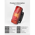 thumbnail image 2 of Magnetic Induction Bike Taillight Waterproof Cycling Rear Lamp Safety Accessory, 2 of 5