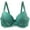 Green, variant on Ahdbta Women's Push Up Bra Lace Full Coverage Plunge Padded Support No Underwire Bras Comfort Everyday Bralette