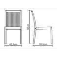 thumbnail image 5 of Silla de madera Jatobá café Tramontina 10832072, 5 of 5