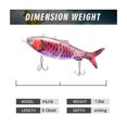 thumbnail image 4 of lure Robotic Swimming Lure USB Rechargeable LED Light Multi Jointed Swimbait Inteli Self-Propelling Electric Fishing Tackle, 4 of 5