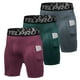 thumbnail image 1 of Paquete de 3 pantalones cortos deportivos para hombre, ropa interior de entrenamiento activo con bolsillo YEL  Pantalones cortos, 1 of 7