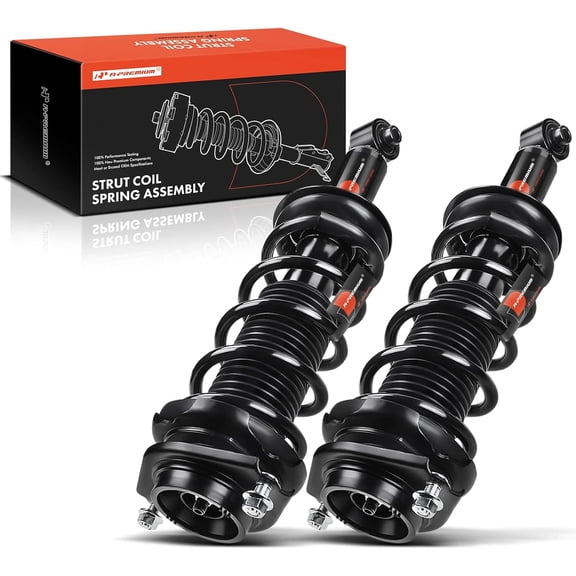 A-Premium Rear Strut Assembly Compatible with Subaru Legacy 2010 2011 2012-2x Replacement Suspension Complete Strut Shock Absorber with Coil Spring