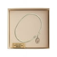 thumbnail image 3 of 7 1/4 inch Oval Eye Hook Bangle Bracelet w/ Divine Mercy in Gold-Filled, 3 of 3