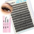 thumbnail image 1 of Kit de extensión de pestañas Yawamica Wispy Lash Clusters, 10-16 mm, 228 unidades, 1 of 8