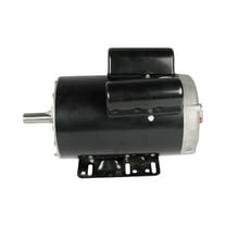 EPOTOOR 5 HP Universal Air Compressor Motor 56HZ Frame 3450RPM Single Phase TEFC 7/8 Inch Shaft