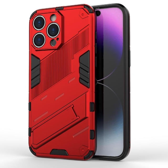 Funda para iPhone 15 PRO MAX Protección A Prueba De Golpes Con Soporte De TPU Duradero Y Práctico
