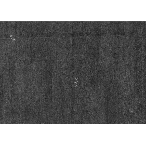 Ahgly Company Indoor Rectangle Abstract Gray Modern Area Rugs, 2' x 4'