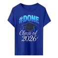 thumbnail image 4 of MEICHEN Graduation Gifts for Her: Class Of 2026 Senior 26 High School Graduation T Shirt Womens Spring Summer Tops, 4 of 4