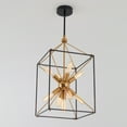 thumbnail image 4 of Artika Clyde Lustre Moderne Mi-Siècle, Noir et Or, 4 of 5