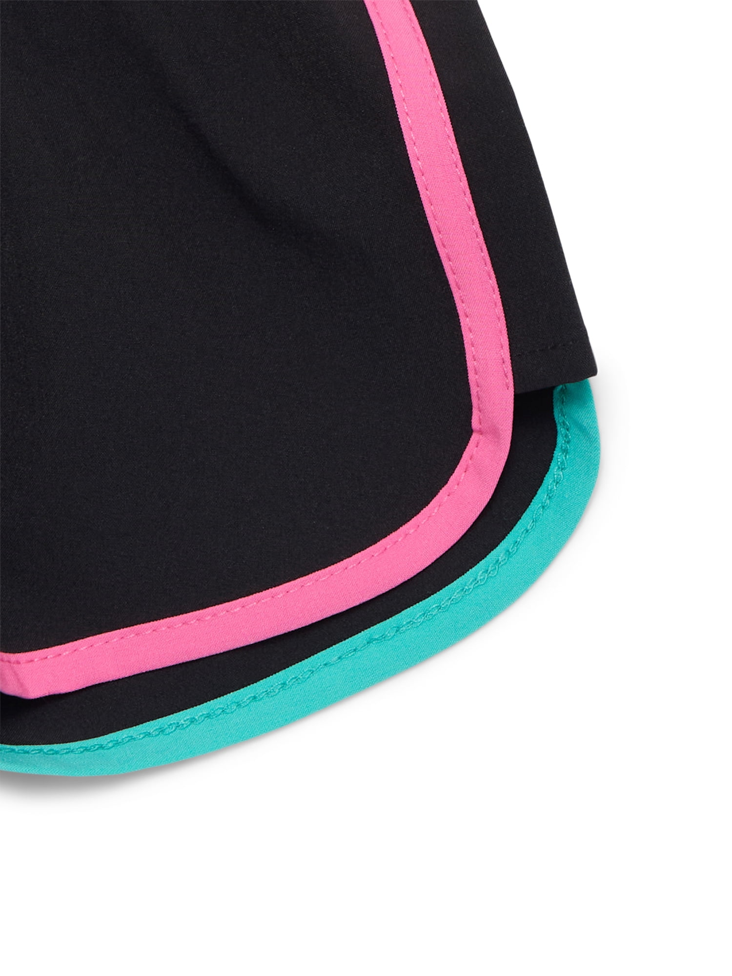Wonder Nation Girls Swim Shorts, Sizes 4-18 & Plus