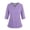 Purple, variant on Veskora Scrub Tops for Women Elbow 3/4 Sleeve V Neck Top Nursing with Pocket Workwear Uniform Work Blouse Workout Shirts White XL