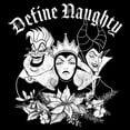 thumbnail image 2 of Women's Disney Villains Define Naughty  Graphic Tee Black X Large, 2 of 4