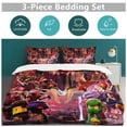 thumbnail image 5 of Thickened Bed Three Piece Set, NinjagoPrinted Soft Bedding Set With Pillow Shams 86"x70", 5 of 8