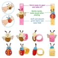 thumbnail image 5 of Wrist Rattle Foot Finder Socks Set for Baby Arm Hand Rattle Feet Leg Ankle Socks Newborn Soft Sensory Toys Baby Socks Newborn Rattles Toys Easter Gifts 0-3 6-12 Months Infant Girl Boy, 5 of 10