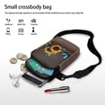 thumbnail image 7 of HELLHERO Women Crossbody Bag Double Layer Daily Use Unisex Adjustable Crossbody Bag Double-layer Psychedelic Mushroom, 7 of 7
