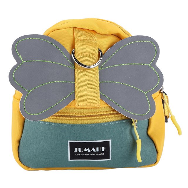 Dog Backpack Harness Pet Adjustable Leash Saddlebag for Outdoor Travel Walking Hiking CampingGreen