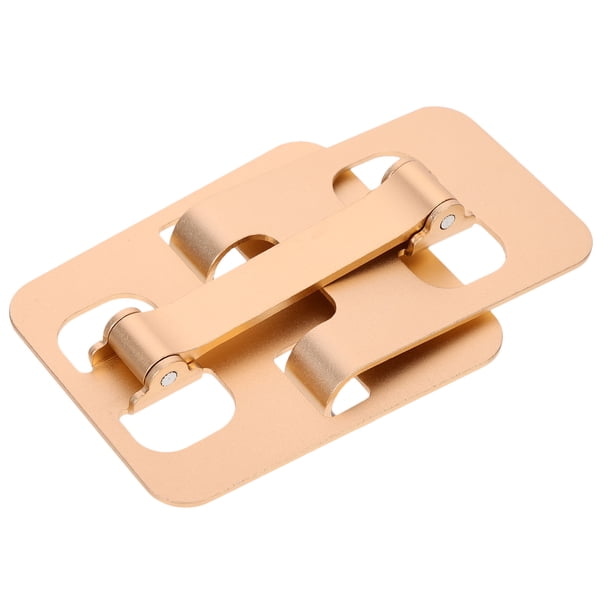 unbranded Soporte Para Teléfono Dorado Con Base Antideslizante Y Plegable Para Y Escritorio