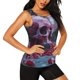 thumbnail image 2 of Fotbe Gothic Red Skull Cemetery Blusas Sin Mangas para Mujer – Estilo Casual, Corte Suelto, Slim-Fit, Cuello Redondo Deportivo, Tops de Verano para Gimnasio y Yoga-Small, 2 of 7