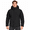 Black, variant on Men's Mountain Ski Jacket Waterproof Fleece Liner Snow Coat Warm Winter Windproof Hooded Raincoat XL