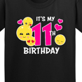 thumbnail image 4 of Inktastic Its My 11th Birthday with Smiling Emoticons Youth T-Shirt, 4 of 5