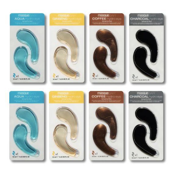 Patchs pour les Yeux Assortis (8 Paires) - Traitement Beauté Coréen pour les Yeux - Hydrate la Peau Autour des Yeux - Réduit les Ridules, Rides, Cernes et Pattes d'Oie