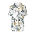 thumbnail image 4 of Ruimatai Women's Casual Printed Short Sleeve Button Down Blouse with Pocket Comfortable Stylish Tops, 4 of 7