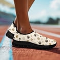 thumbnail image 3 of Psesaysky Dog Paw Printed Sneakers for Girls Women Durable Skin-Friendly Walking Shoes Loafers Size 5.5-11.5, 3 of 7