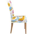 thumbnail image 3 of RYLABLUE Magic Space Stretch Chair Cover Protector Seat Slipcover for Dining Room Hotel Wedding Party Set of 1, 3 of 5