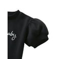thumbnail image 5 of Qiylii Infant Baby Summer Jumpsuit, Puff Short-Sleeved Round Neck Romper Bodysuit, 5 of 8