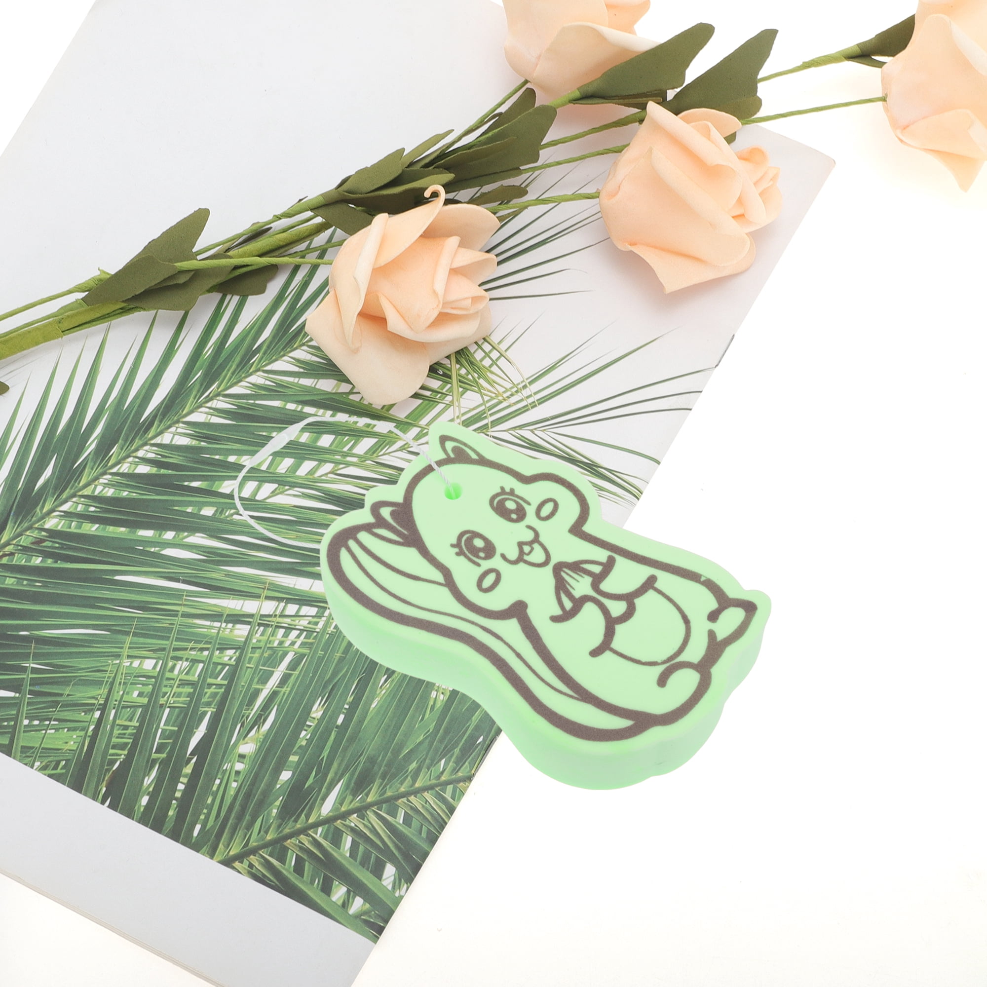 Unique Bargains Cartoon Bath Brush Sponge 4.53"x2.76"x1.1" 1 Pc Green
