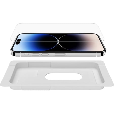 Belkin UltraGlass iPhone 14 Plus & iPhone 13 Pro Max Screen Protector - Easy Application W/Installation Tray - UltraGlass Screen Protector - 9H Hardness Tested