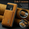 thumbnail image 2 of for OnePlus 10 Pro 5G Case ,Magnetic Buckle Leather Detachable Wallet Cover, Card Pocket Back Flip Kickstand Shockproof Business Slim Phone Case For OnePlus 10 Pro 5G,
Brown, 2 of 11