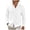 (New1)White, variant on Thousandth Men Linen Long Sleeve Button Down Shirt Casual Plus Size Loose Fit Shirt Lightweight Tops Outdoor Work Shirts for Men