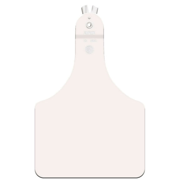 Cow Blank A-Tags pkg 25 Color: White