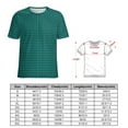 thumbnail image 3 of T Shirt For Men Green Black Houndstooth Small Pattern Trendy Cool Short-Sleeve Graphic Tops Dropship, 3 of 7