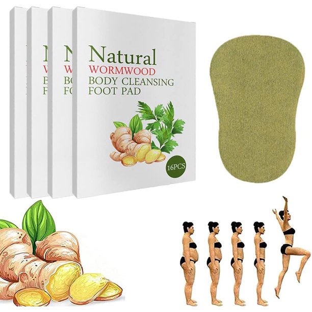 Wormwood Body Cleansing Foot Pads, Natural Herb Wormwood Foot Pads