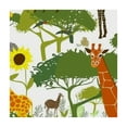 thumbnail image 4 of Acheng Giraffe Sunflowers Jungle Square Tablecloth Washable for Home Kitchen Outdoor Decoration 100% Polyester Fiber 52*52, 4 of 8