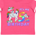 thumbnail image 4 of Inktastic It's My 5th Birthday Unicorn Boys or Girls Toddler T-Shirt, 4 of 5