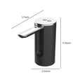 thumbnail image 3 of PEONAVET Water Dispenser Water Bottle Pump USB Rechargeable Water Dispenser For A Variety Of Water Bottles Portable Water Dispenser For Family Camping, 3 of 5