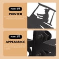 thumbnail image 4 of Tractor Design Weathervane Iron Art Weather Vane Metal Direction Vane for Farm, 4 of 8