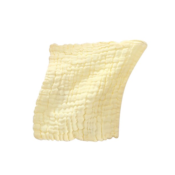 Bewildely 1 toalla de algodón absorbente para bebé, babero para Saliva, babero portátil para alimentación infantil, toalla para de cara, toalla Suministros de limpieza para el hogar amarillo Bewildely HA004670-02
