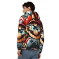 thumbnail image 5 of Lsque Mario for Mens Full-zip Hoodie, Zip-up Pullover Hooded Sweatshirt, Kangaroo Pocket Hoodie Ideal for Daily Wear, Travel, and Home-Medium, 5 of 8