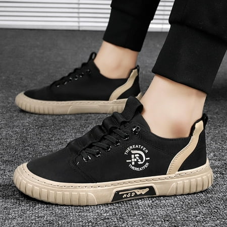 

Men s Canvas Lace-up Casual Sneaker