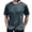 Grey, variant on Zylarhe Mens Tshirts, Men's Summer Sports Leisure Ice Silk Short Sleeve Men Feeling Elastic Breathable Loose Young Men Round Neck Short Sleeve Shirts Pack for Men Black M