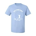 thumbnail image 2 of Wild Bobby, Can't Work Today My Arm Is In A Cast, Fishing, Men Graphic Tee, Light Blue, Small, 2 of 5