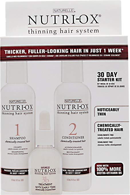 Nutri Ox Noticably Thin Color Treated Hair Starter Kit Walmart Com