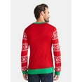 thumbnail image 3 of Peanuts Snoopy Men's and Big Men's Holiday Sweater Ugly Sweater, Sizes XS-3XL, 3 of 5