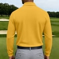 thumbnail image 6 of Trgacdwlo S-5XL Polo Shirts for Men Lightweight Waffle Long Sleeve Work Shirts for Men Summer Fall Sun Protection Textured Golf Polo Shirts for Men, 6 of 6